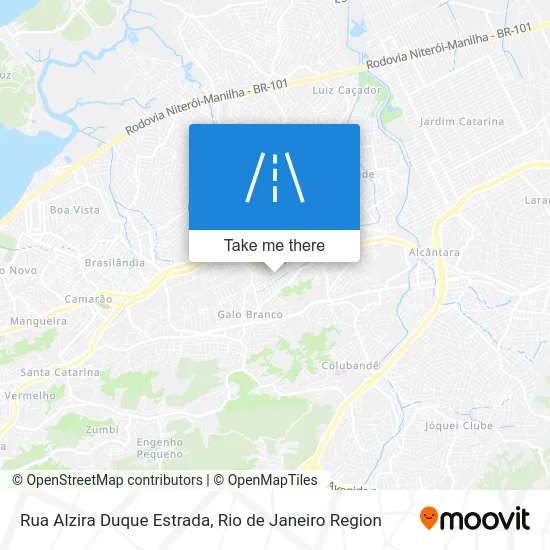 Rua Alzira Duque Estrada map