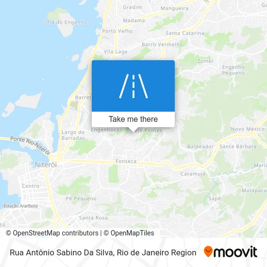 Rua Antônio Sabino Da Silva map
