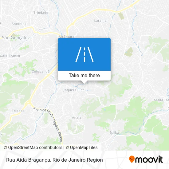 Rua Aída Bragança map