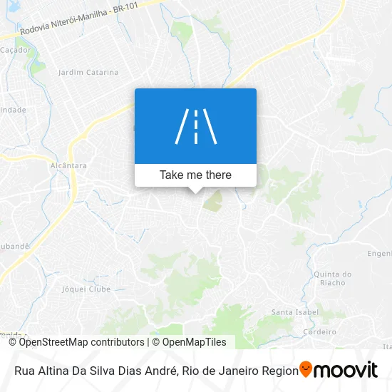 Rua Altina Da Silva Dias André map