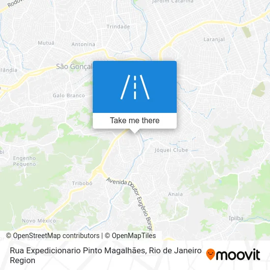 Rua Expedicionario Pinto Magalhães map