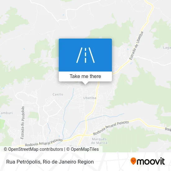 Rua Petrópolis map