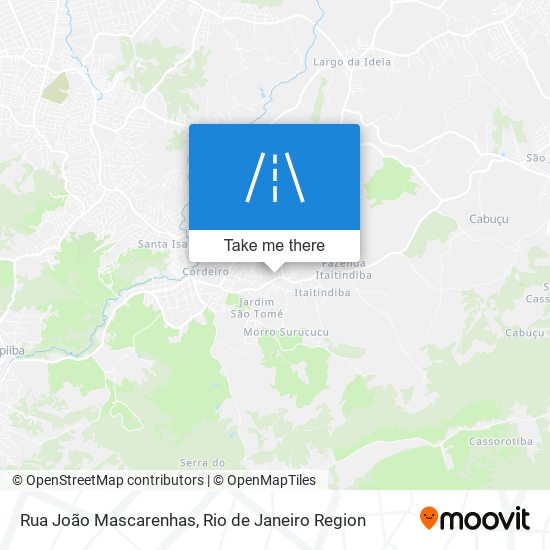 Rua João Mascarenhas map