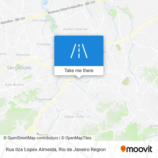 Rua Ilza Lopes Almeida map