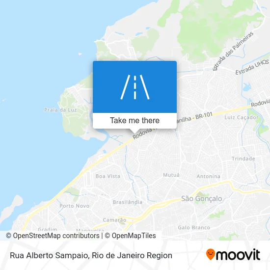 Rua Alberto Sampaio map