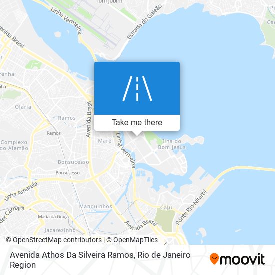 Mapa Avenida Athos Da Silveira Ramos