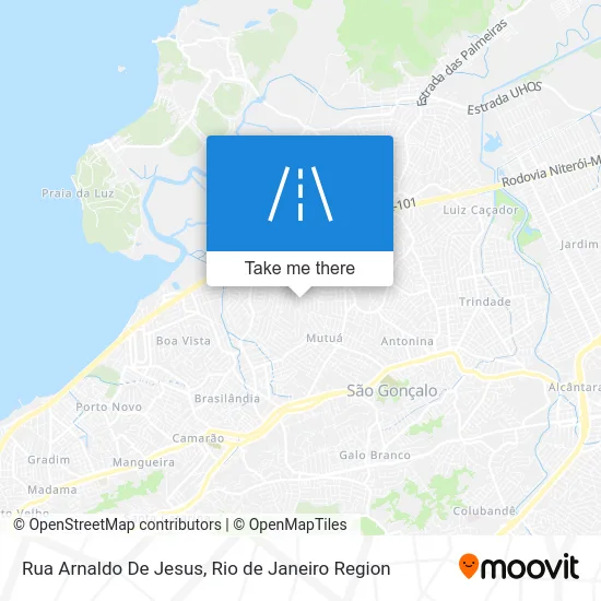 Rua Arnaldo De Jesus map