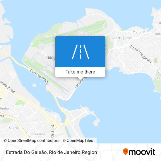 Estrada Do Galeão map