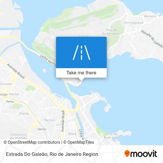 Estrada Do Galeão map