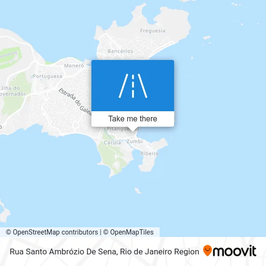 Rua Santo Ambrózio De Sena map