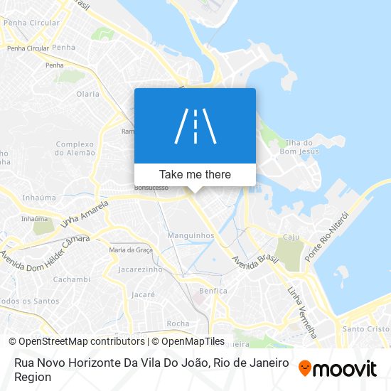 Mapa Rua Novo Horizonte Da Vila Do João