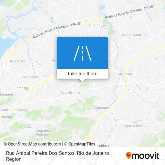 Rua Aníbal Pereira Dos Santos map