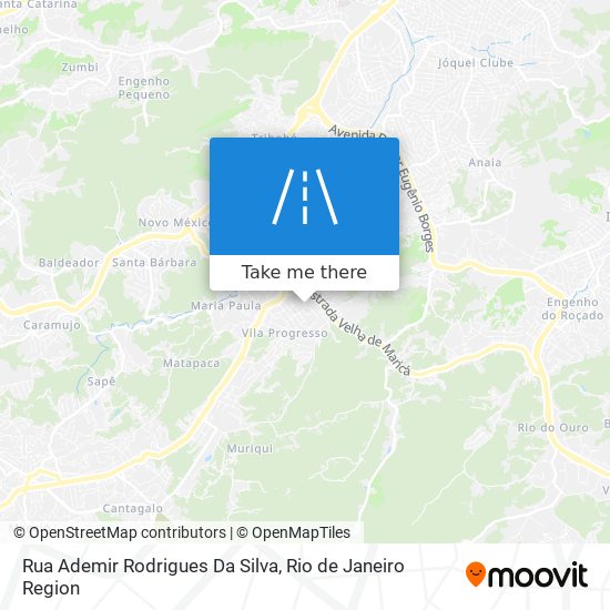 Rua Ademir Rodrigues Da Silva map