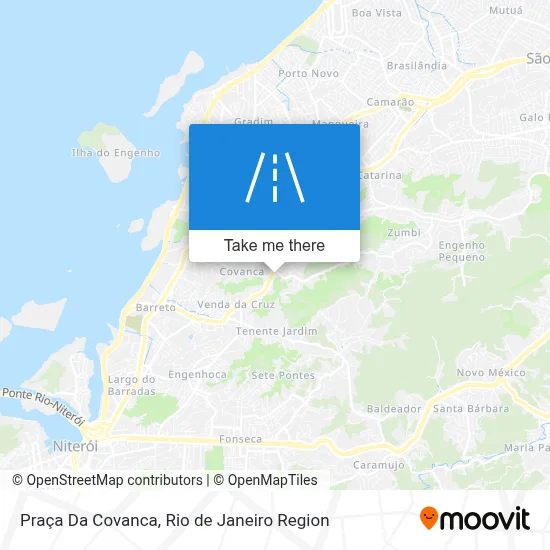 Praça Da Covanca map