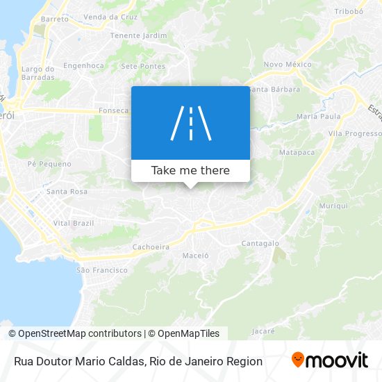 Rua Doutor Mario Caldas map
