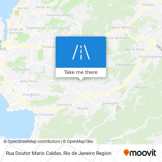 Mapa Rua Doutor Mario Caldas