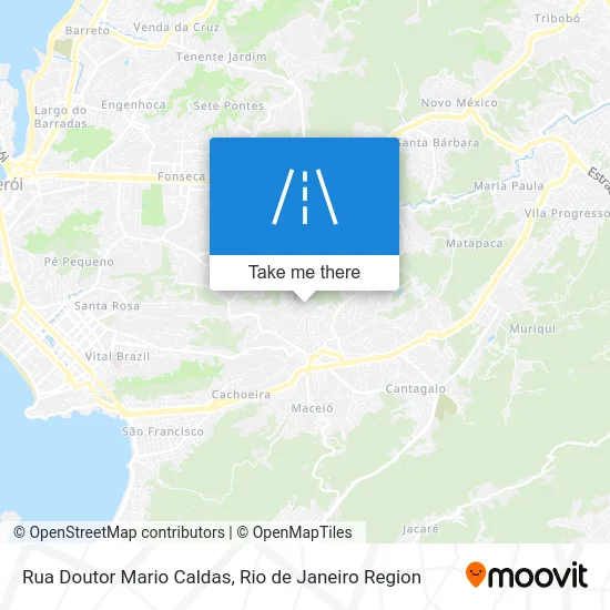 Rua Doutor Mario Caldas map
