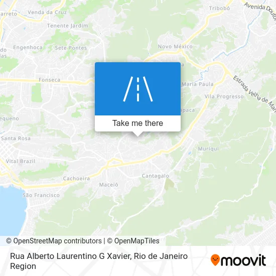 Rua Alberto Laurentino G Xavier map