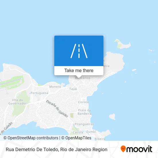 Rua Demetrio De Toledo map