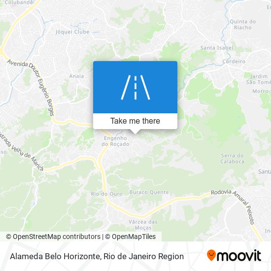 Mapa Alameda Belo Horizonte