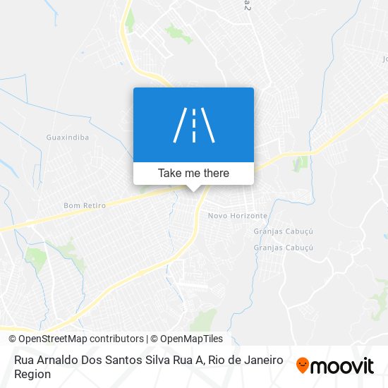 Mapa Rua Arnaldo Dos Santos Silva Rua A