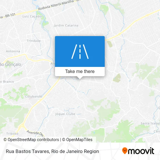 Rua Bastos Tavares map