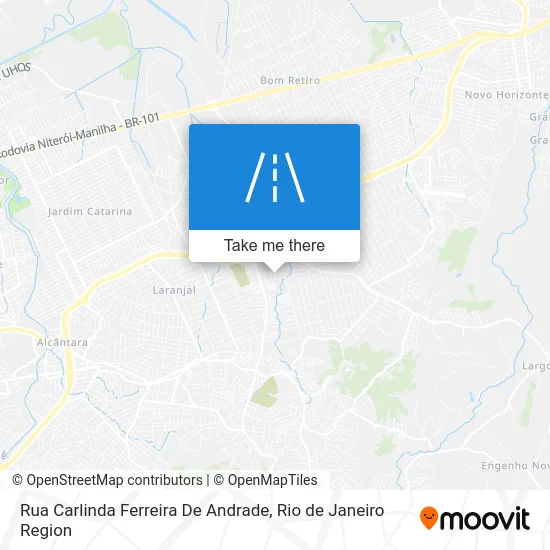 Rua Carlinda Ferreira De Andrade map