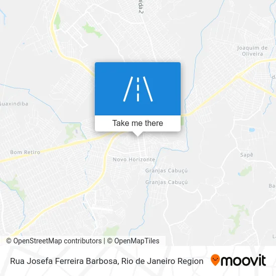 Rua Josefa Ferreira Barbosa map