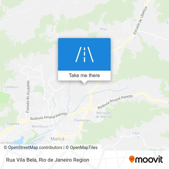 Rua Vila Bela map