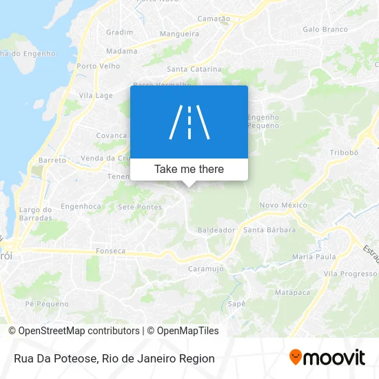 Rua Da Poteose map