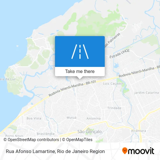 Rua Afonso Lamartine map