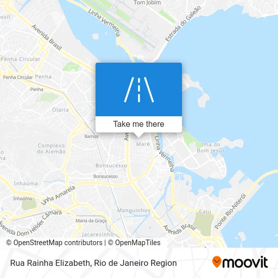 Rua Rainha Elizabeth map