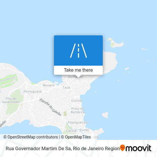 Rua Governador Martim De Sa map