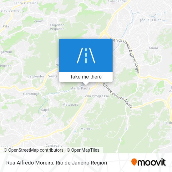 Rua Alfredo Moreira map