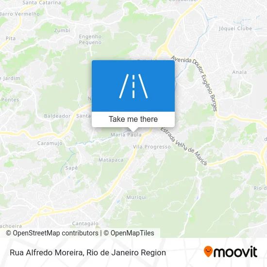 Rua Alfredo Moreira map