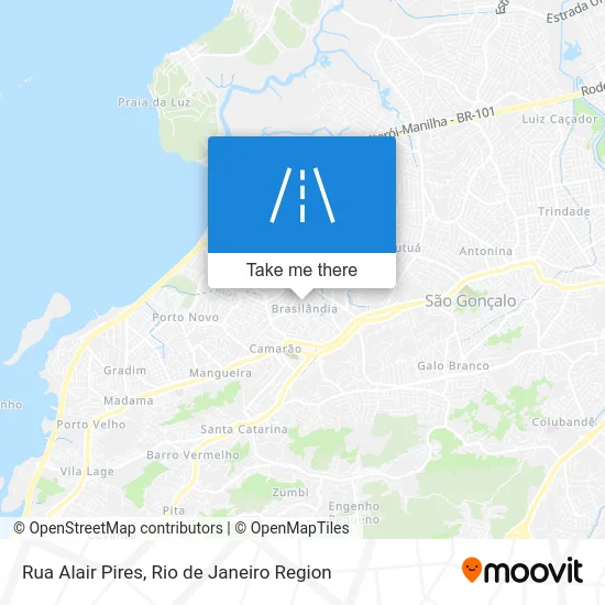 Rua Alair Pires map