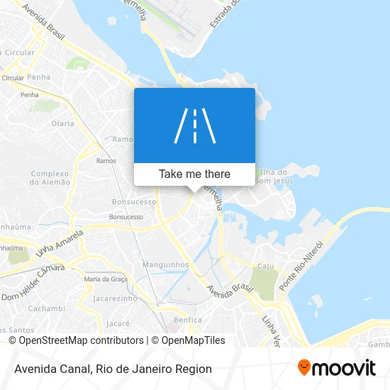 Avenida Canal map