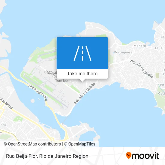Rua Beija-Flor map