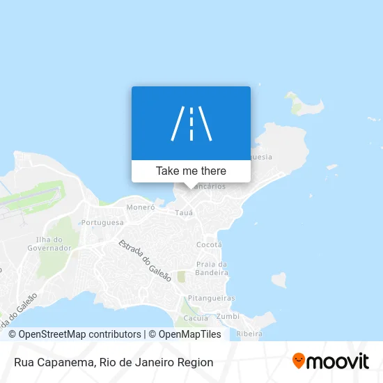 Rua Capanema map