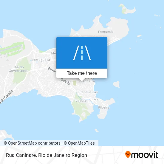 Rua Caninare map