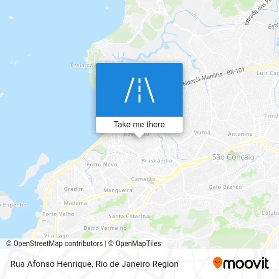 Rua Afonso Henrique map