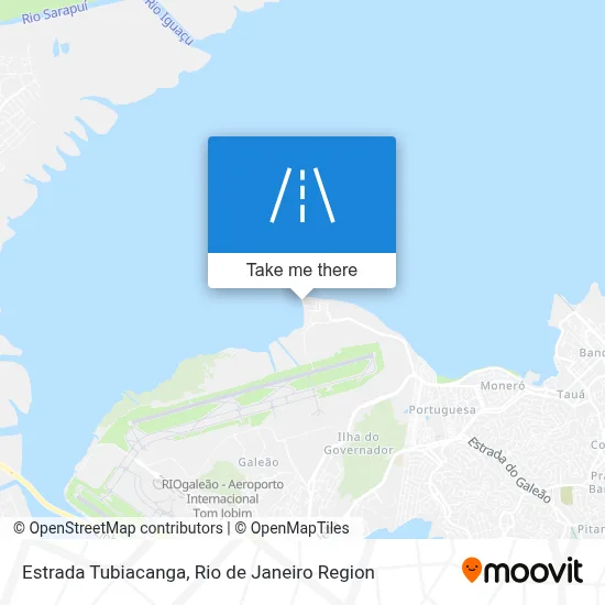 Estrada Tubiacanga map