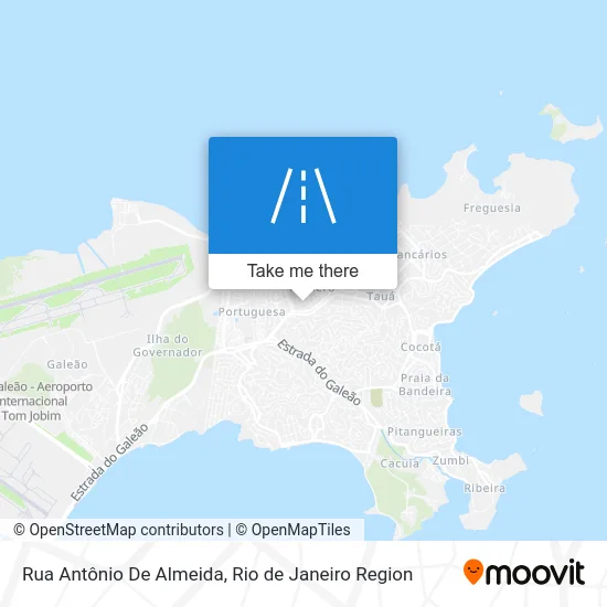 Rua Antônio De Almeida map