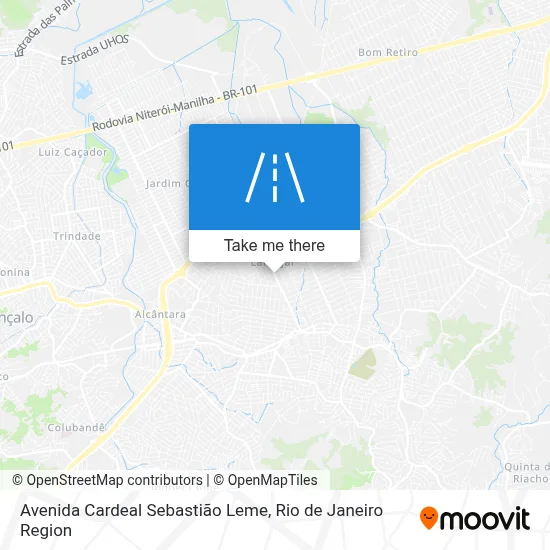 Avenida Cardeal Sebastião Leme map