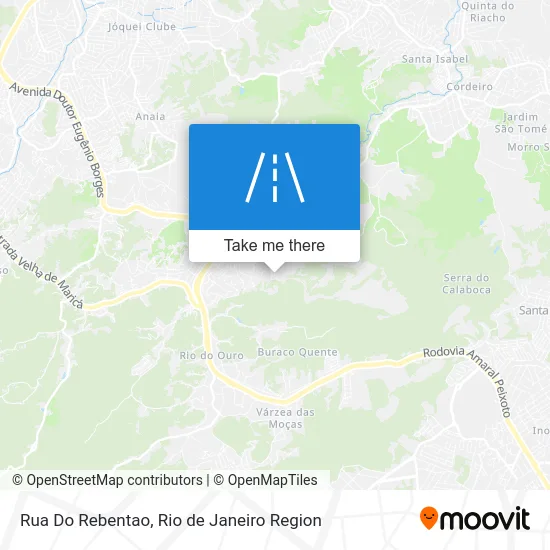 Rua Do Rebentao map