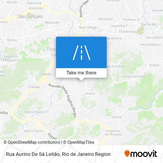 Rua Aurino De Sá Leitão map