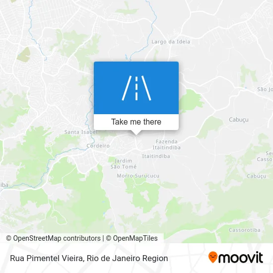 Rua Pimentel Vieira map