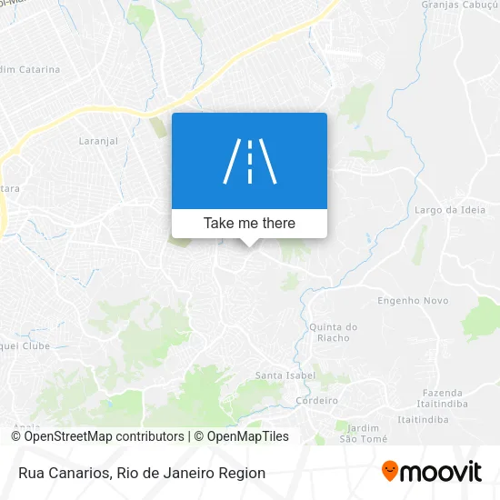 Rua Canarios map