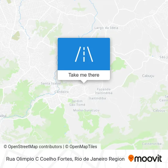 Rua Olimpio C Coelho Fortes map