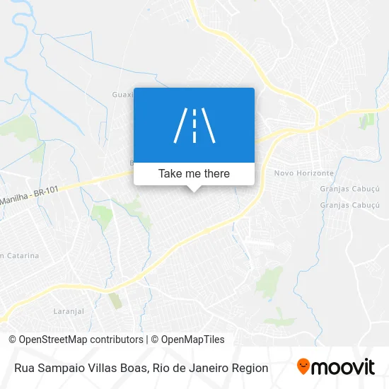 Rua Sampaio Villas Boas map